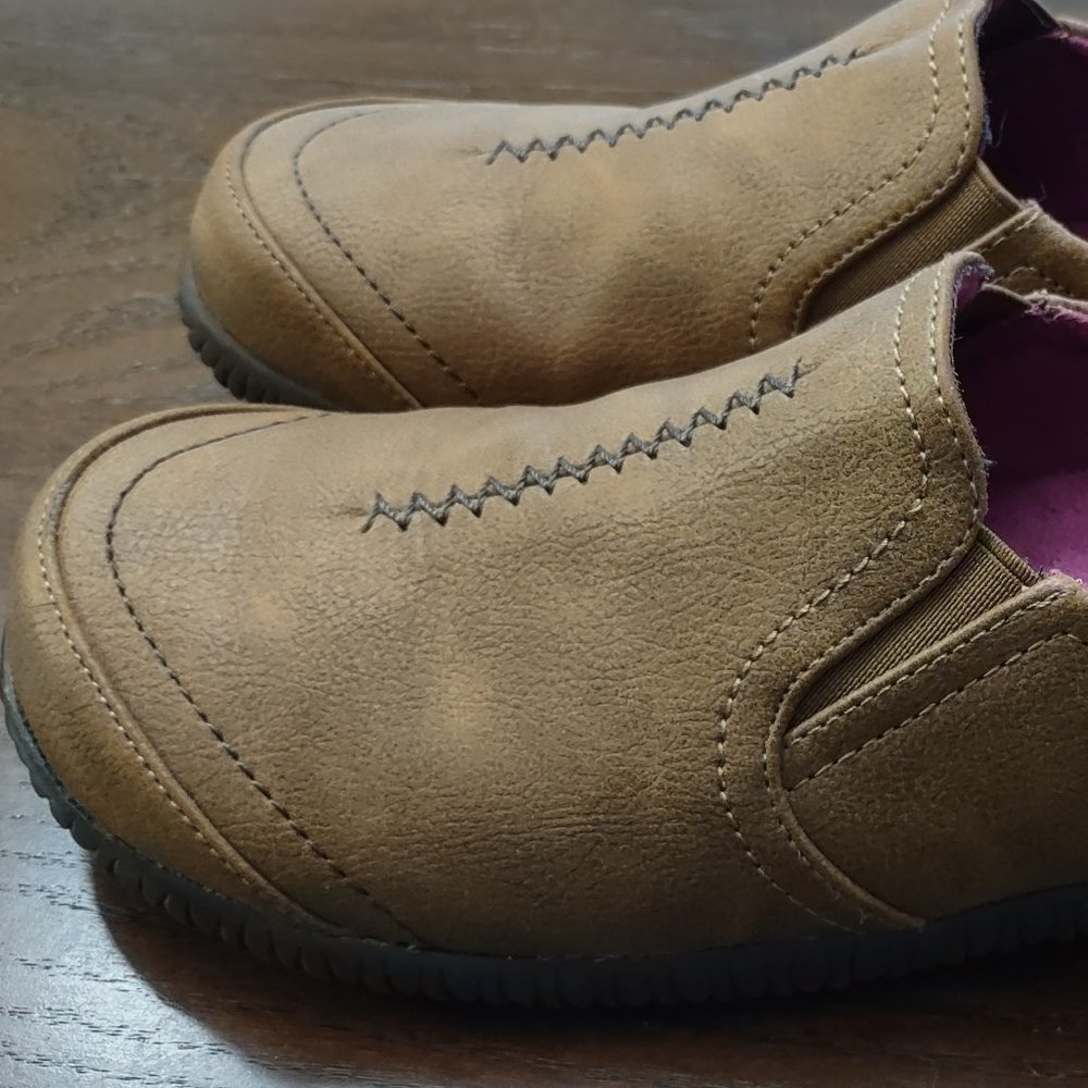 Orthaheel Brown Leather Comfort Loafers